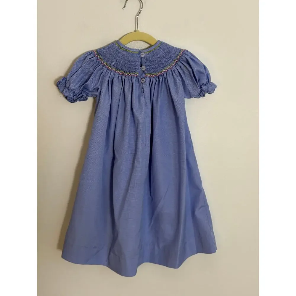 My Princess and the Pea Smocked Nativity Bishop Dress‎ size 4
